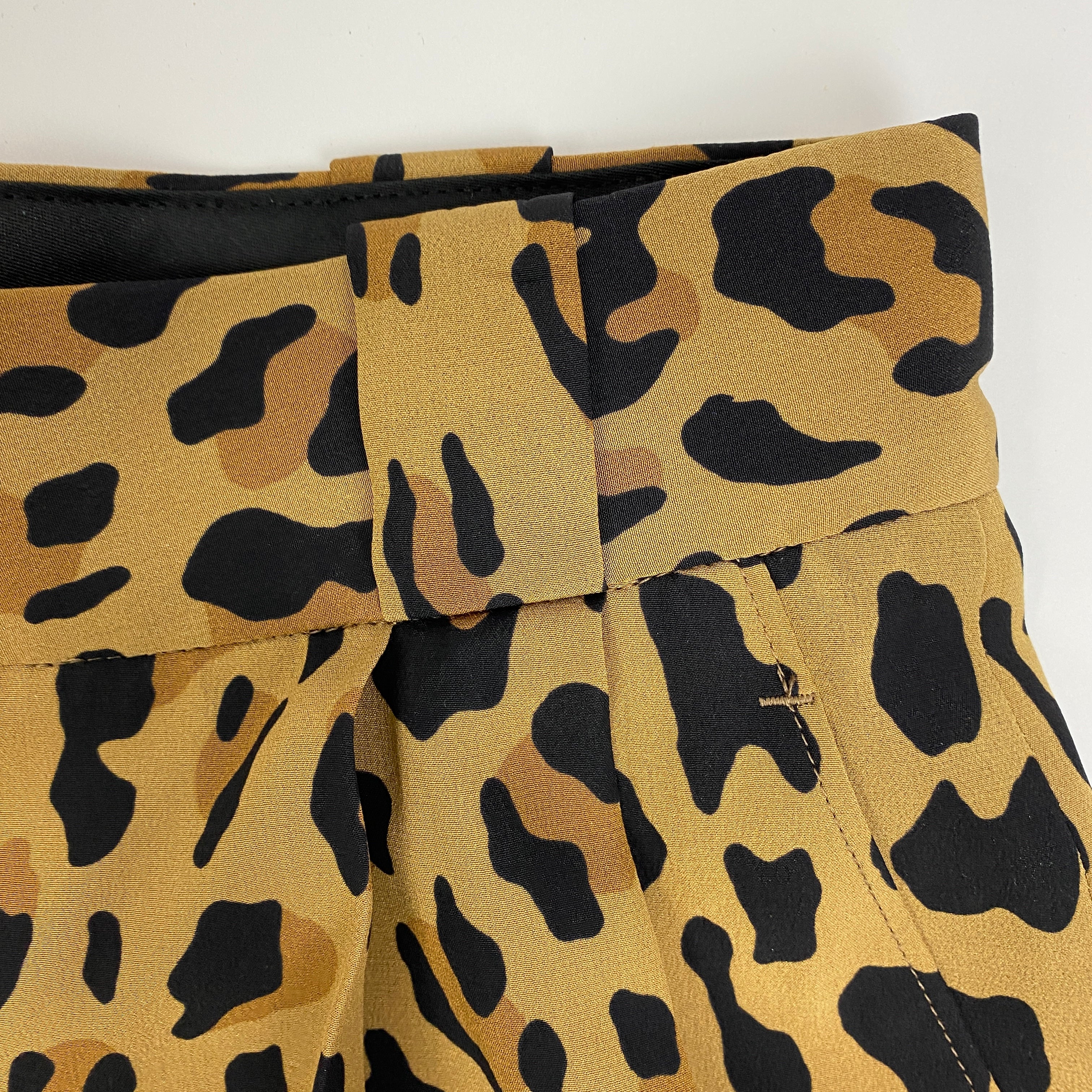 Blaze Milano New Camel Simba Silk Shorts XXS
