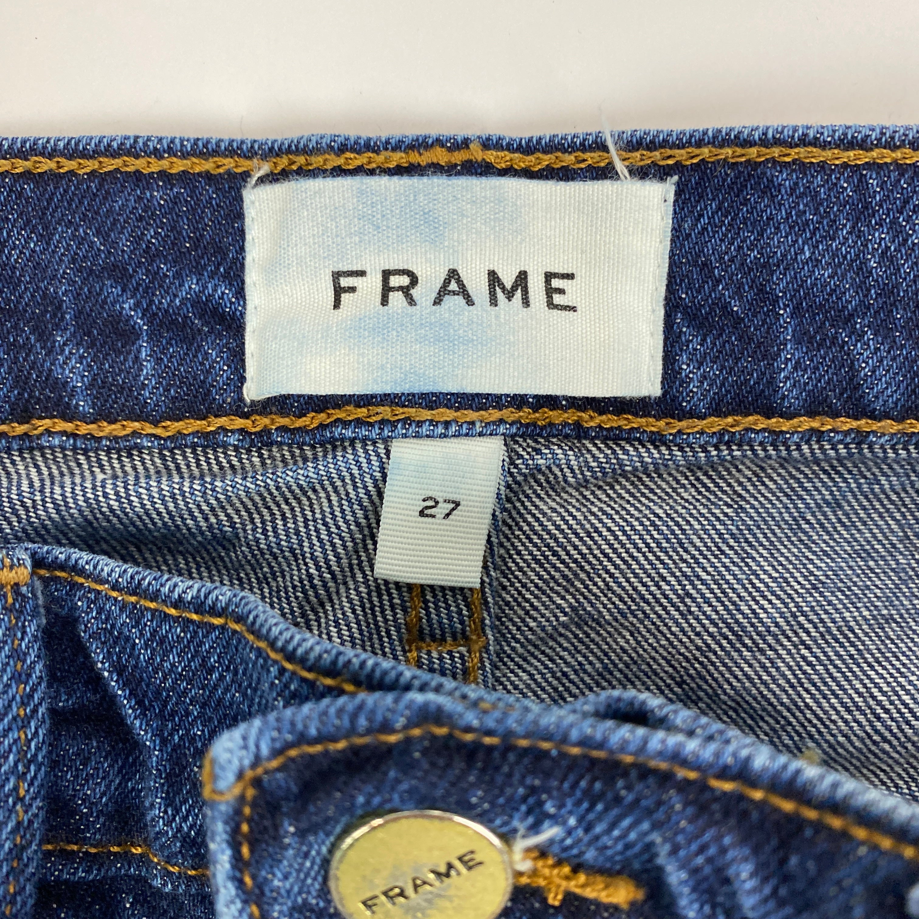 Frame £324 Le Original Vintaged Blue Crop Jeans 27