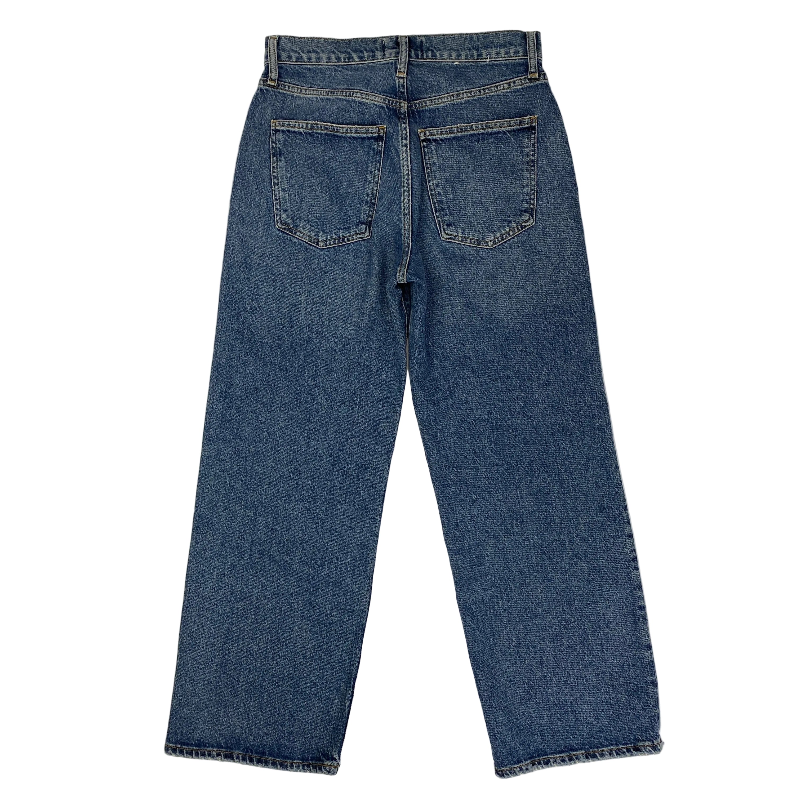 Agolde £300 Vintaged Blue Harper Crop Jeans 26
