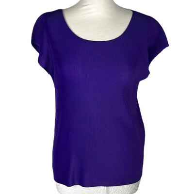 Pleats Please £250 Issey Miyake Violet Stretch Tee S/M/L/XL