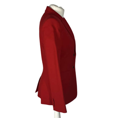 Alexander McQueen Scarlet Wool & Silk Jacket XS