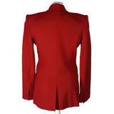 Alexander McQueen Scarlet Wool & Silk Jacket XS