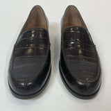 Emme Parsons Brand New £500 Espresso Croco Danielle Loafers 39.5