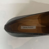 Emme Parsons Brand New £500 Espresso Croco Danielle Loafers 39.5