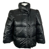 Dries Van Noten Black Quilted Down Crop Jacket M/L