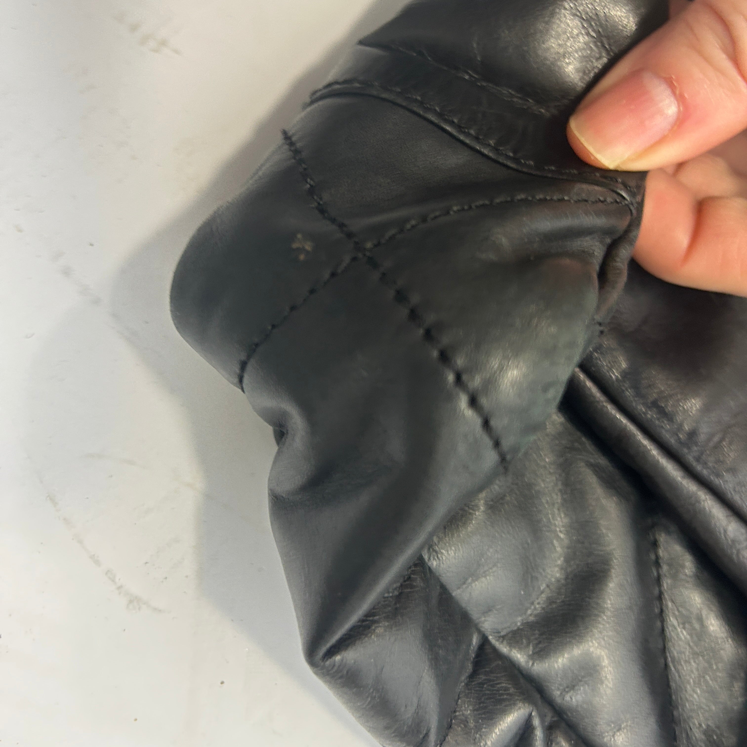 Lanvin Black Quilted Leather Dual Wear Tote/Crossbody Bag