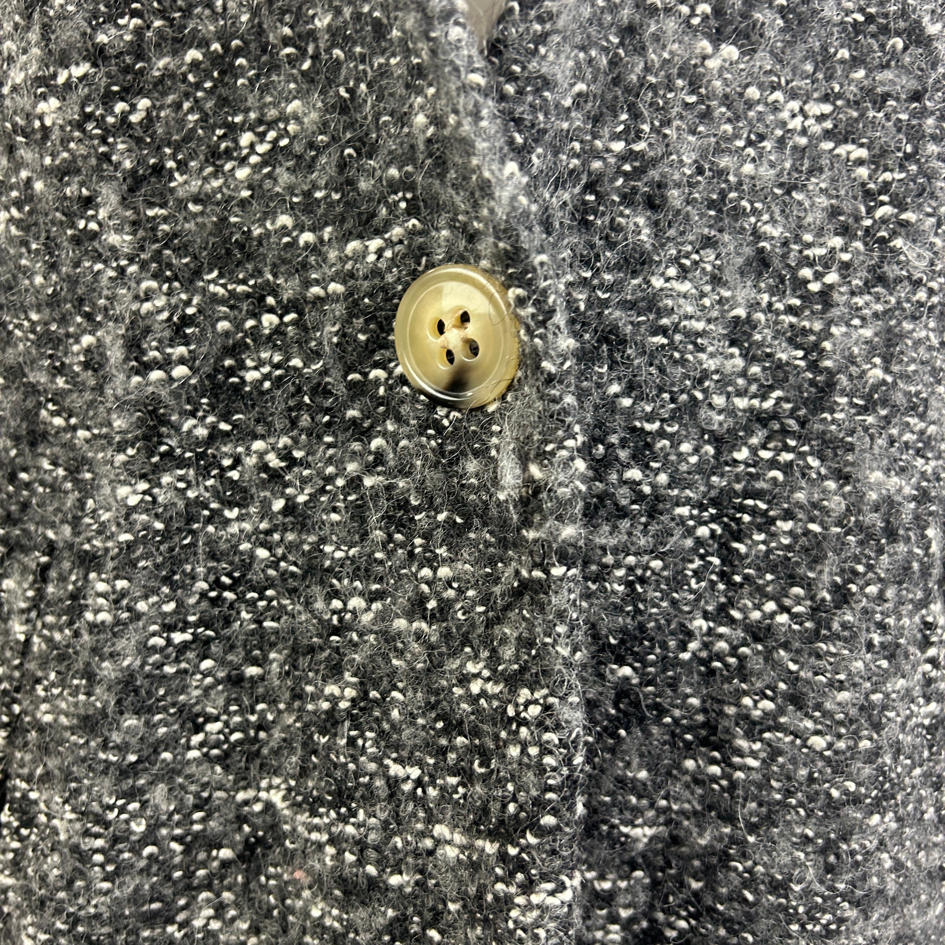 Isabel Marant Grey & White Boucle Wool & Alpaca Coat XS/S/M