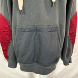 Isabel Marant Etoile Grey Cotton Trim Hooded Sweatshirt XS