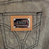 Dolce & Gabbana Brand New Gold Linen Mix Jeans 30