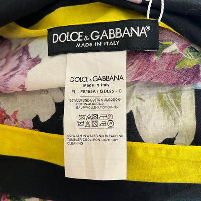 Dolce & Gabbana Brand New £255 Floribunda Cotton Sarong Wrap