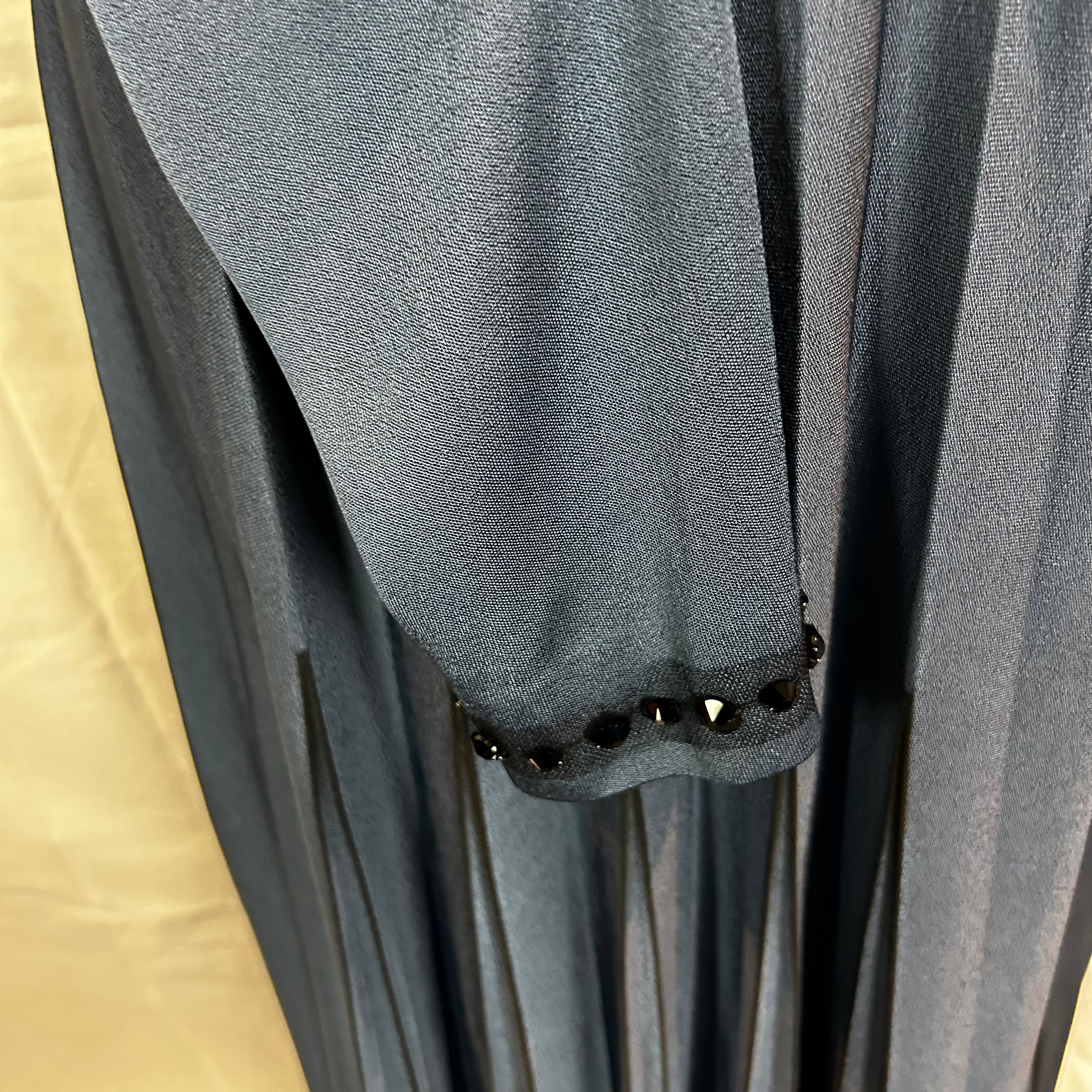 Bottega Veneta £1880 Blue Jewel Embellished Maxi Dress XL