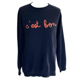 Chinti & Parker Black C'EST BON Cashmere Sweater L