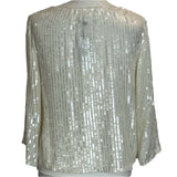 Velvet Brand New Ivory Sequin Asha Top XS/S/M/L/XL