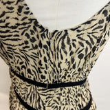 Paige Brand New Zebraprint Silk Maxi Dress XXS