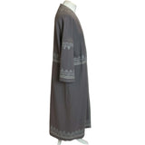 Vilshenko £1250 Fawn Embroidered Wool Maxi Coat S/M