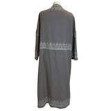 Vilshenko £1250 Fawn Embroidered Wool Maxi Coat S/M