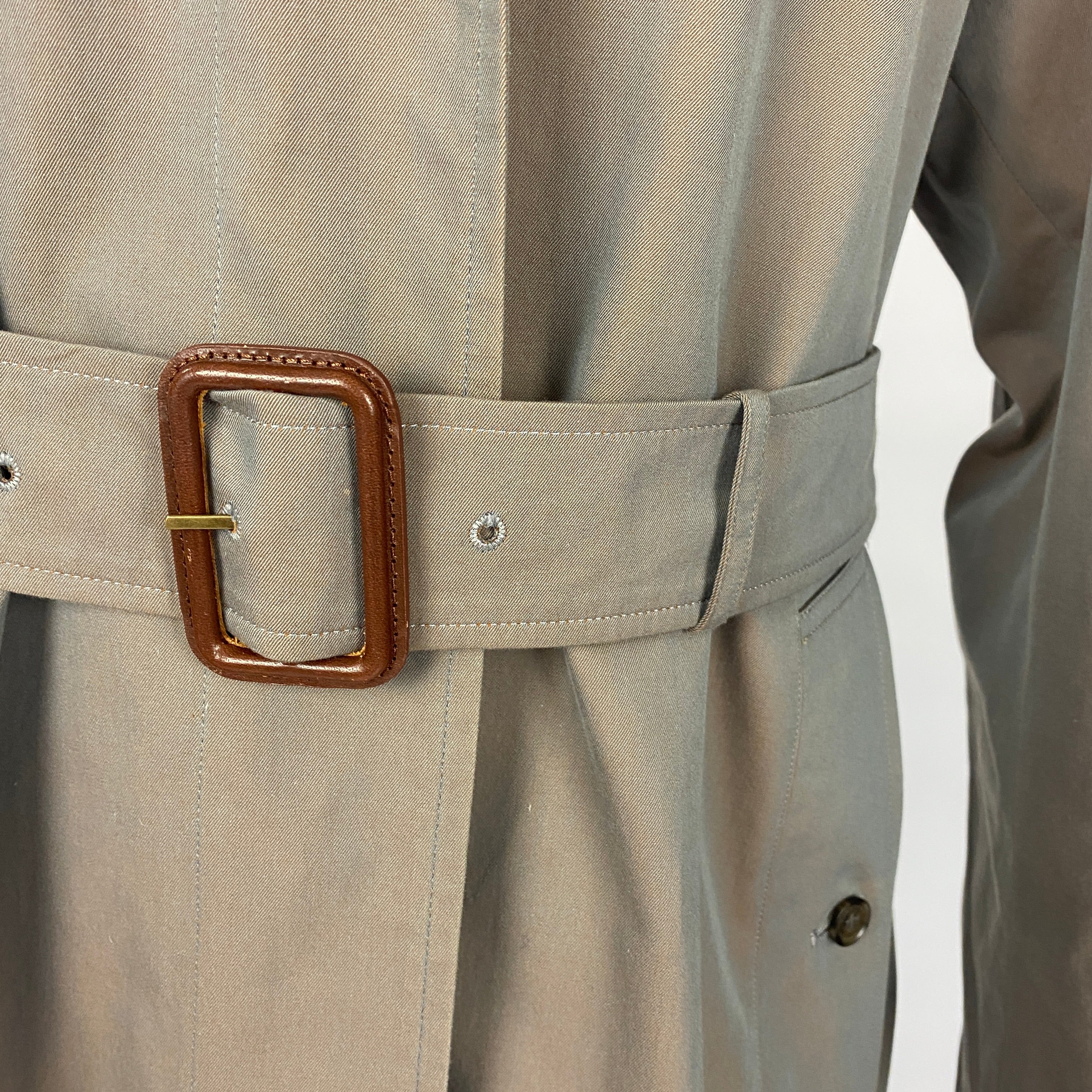 Burberry Irridescent Cocoa Brighton Coat S/M