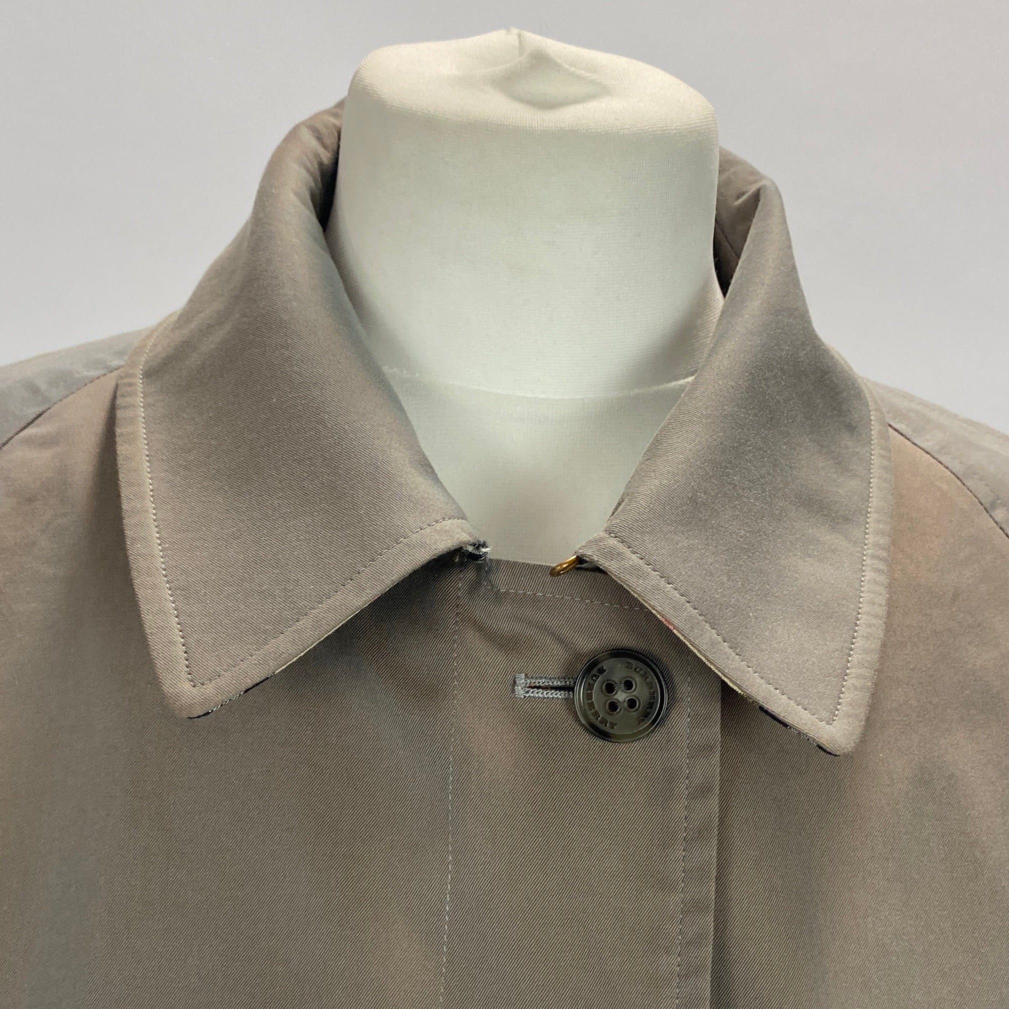 Burberry Irridescent Cocoa Brighton Coat S/M