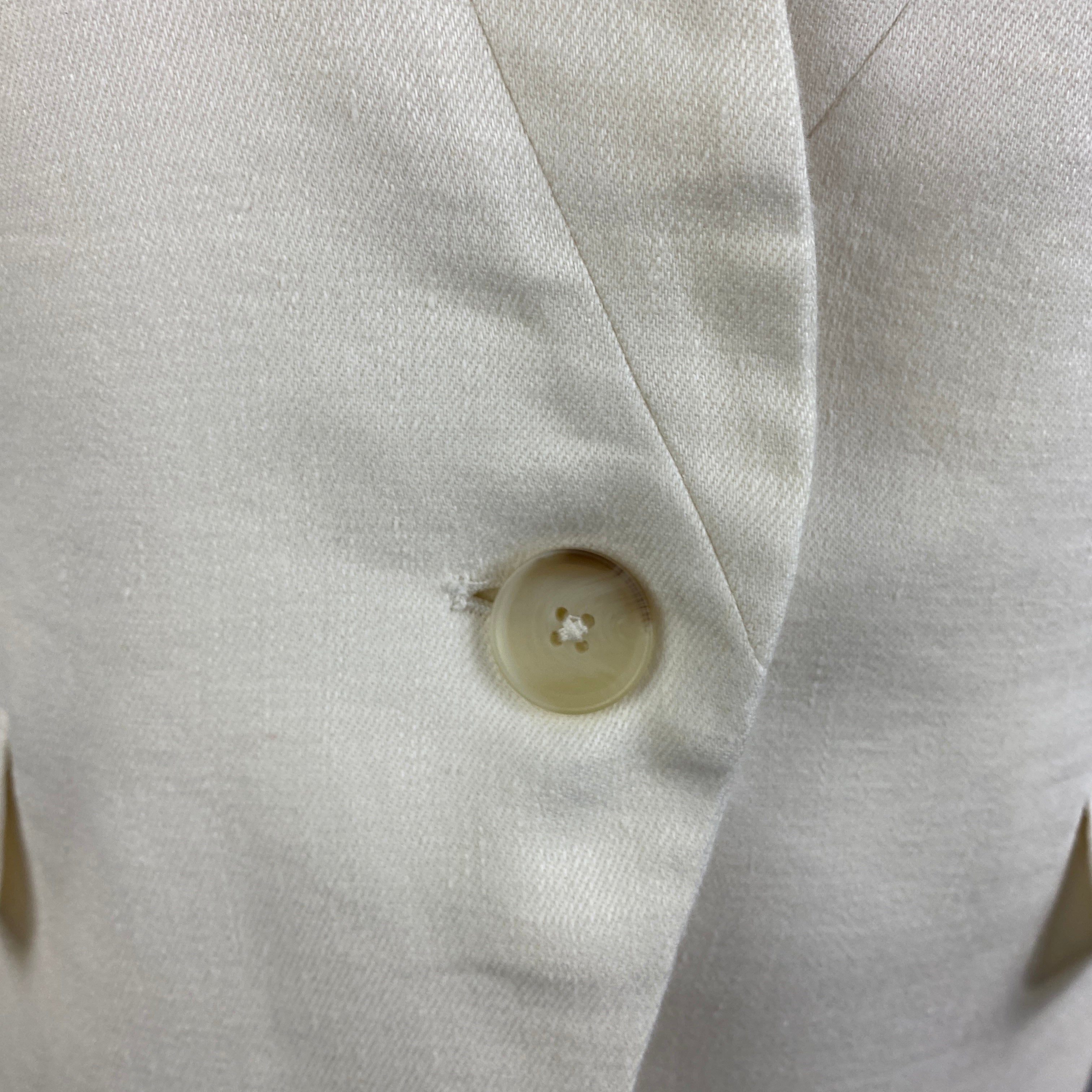 Veronica Beard New Ivory Linen Mix Dickey Jacket M