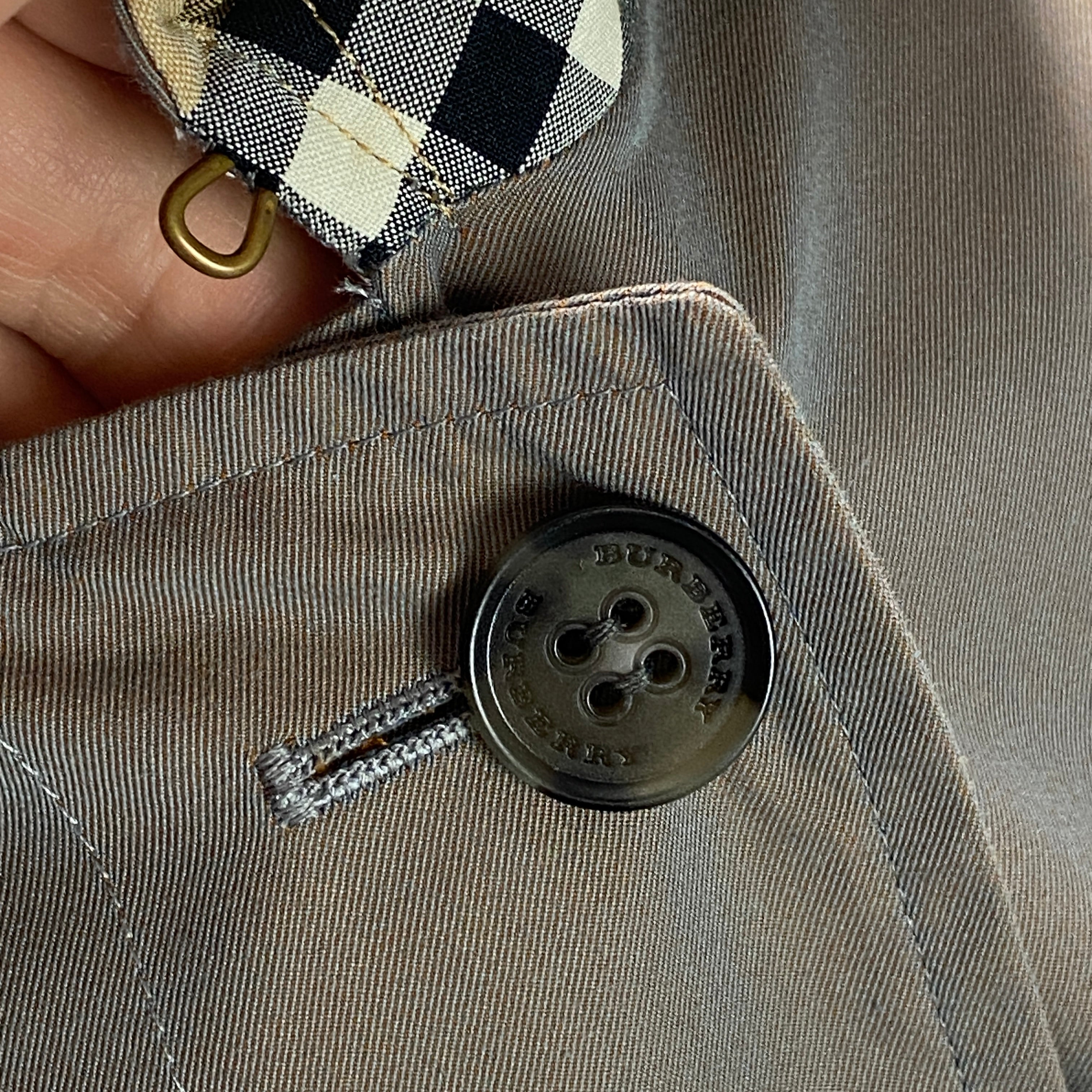 Burberry Irridescent Cocoa Brighton Coat S/M