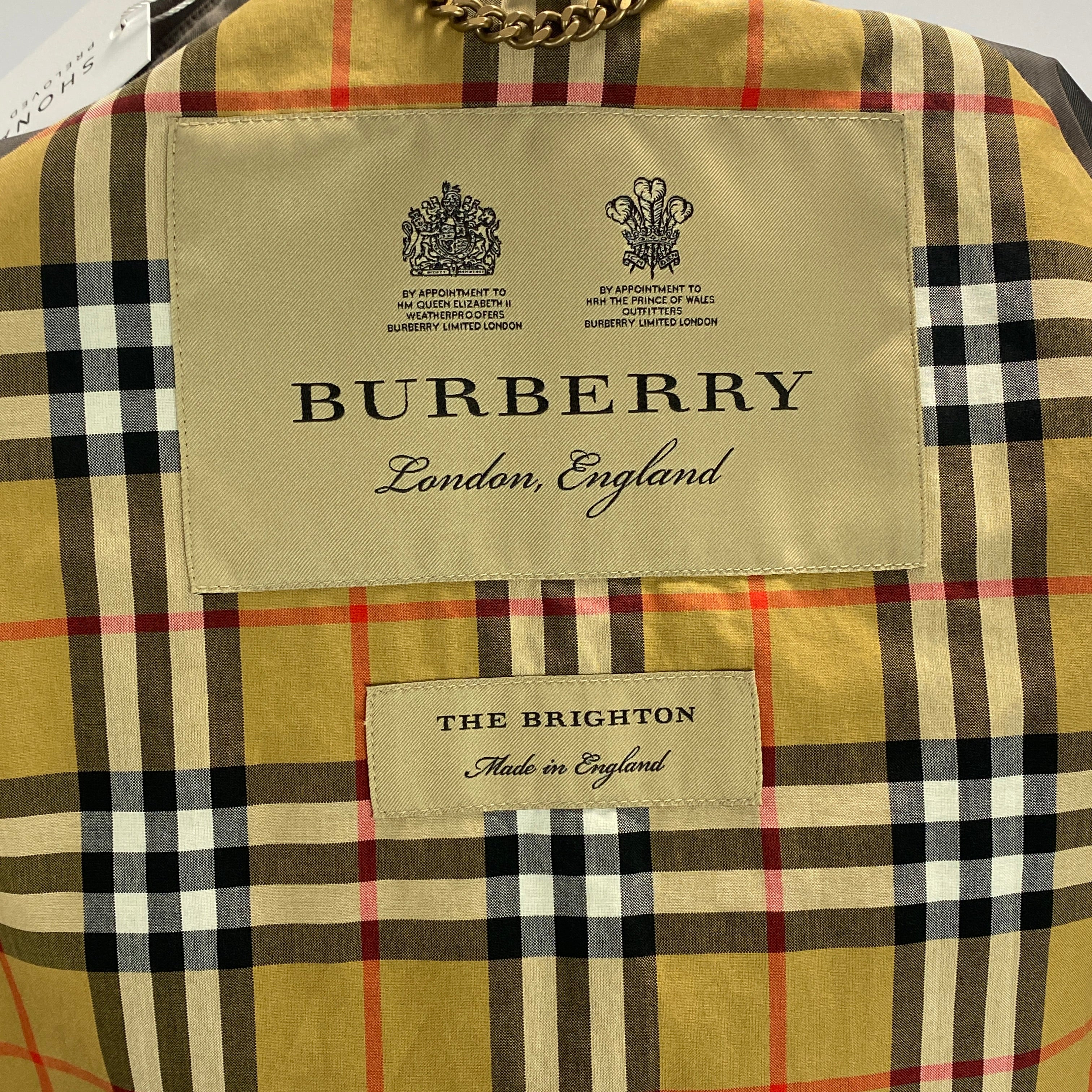 Burberry Irridescent Cocoa Brighton Coat S/M