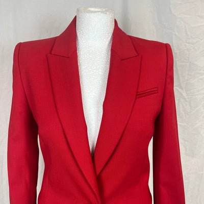 Cefinn Brand New £370 Ruby Red Jamie Jacket XS
