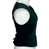 Temperley London Brand New £340 Green Velvet Waistcoat XS