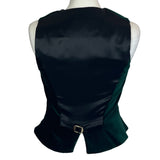 Temperley London Brand New £340 Green Velvet Waistcoat XS