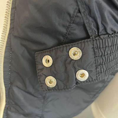 Prada Cream Quilted Down Puffa Jacket S