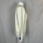 Bella Freud Brand New £295 Cream LIFE Cotton & Cashmere Sweater XS
