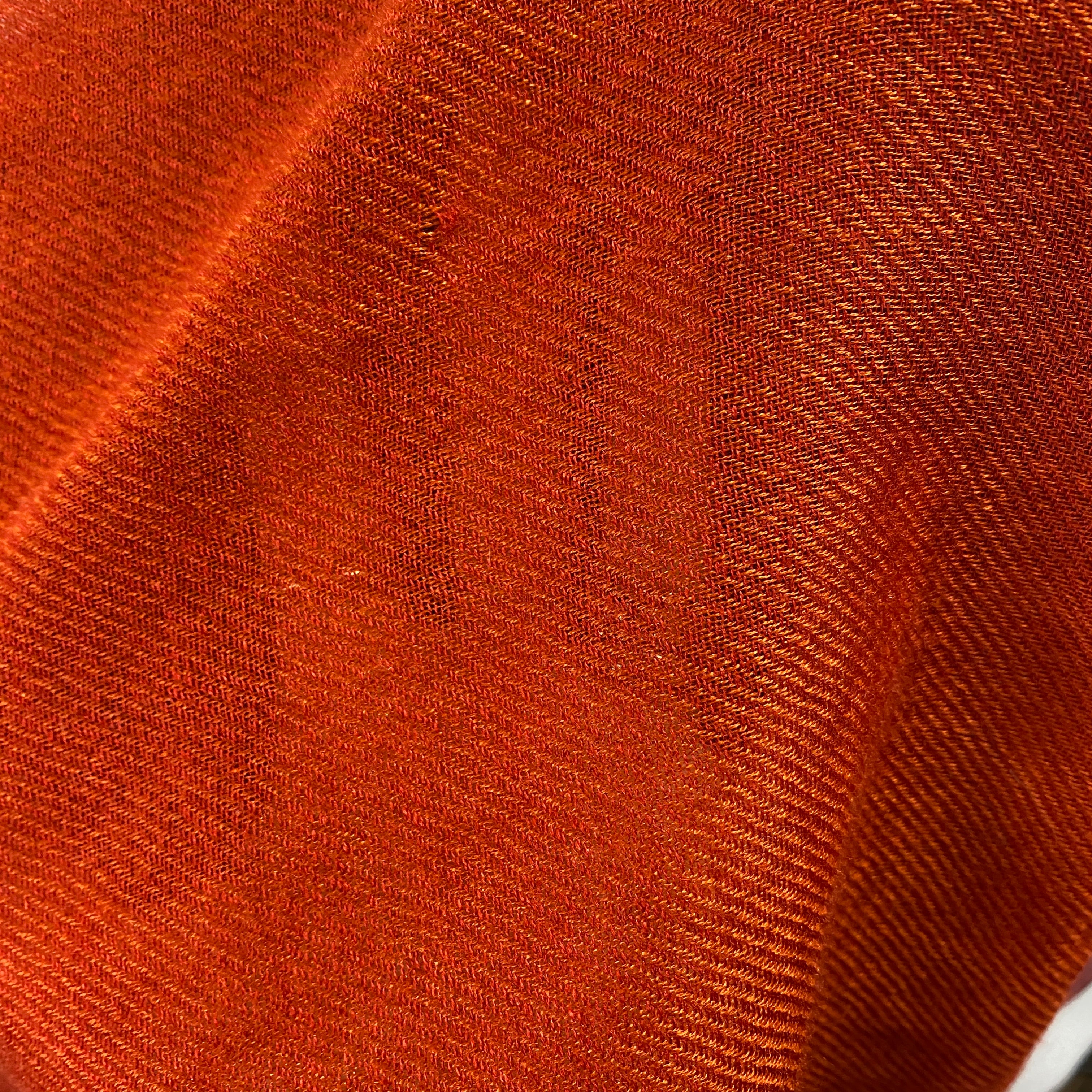 Loro Piana New Rust & Jade Cashmere & Silk Aylit Scarf