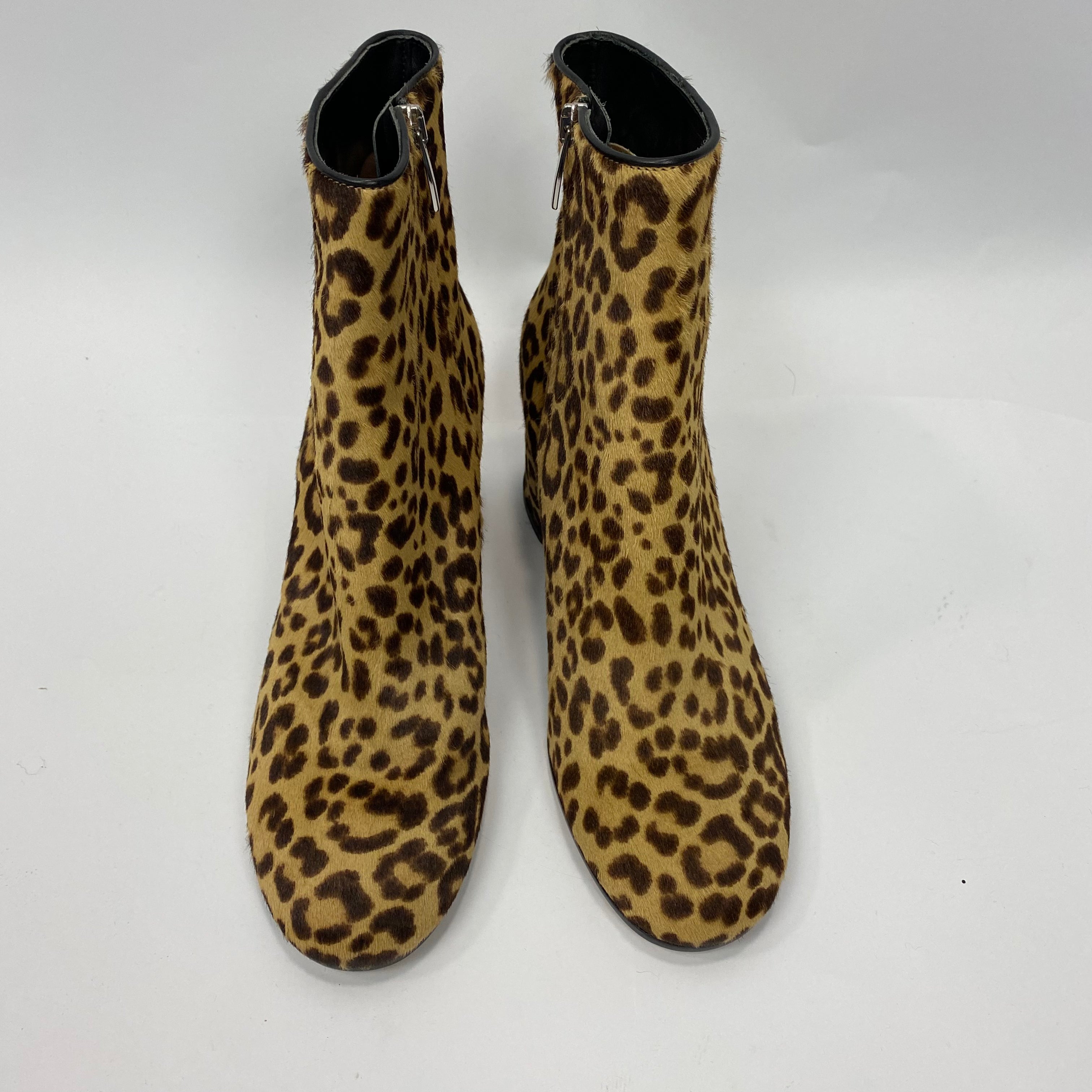 Gianvito Rossi New £910 Leopardprint Calfhair Ankle Boots 39