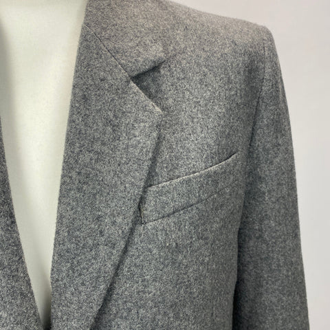 Toteme New £610 Grey Wool Tailored Suit Jacket XXS/XS/S