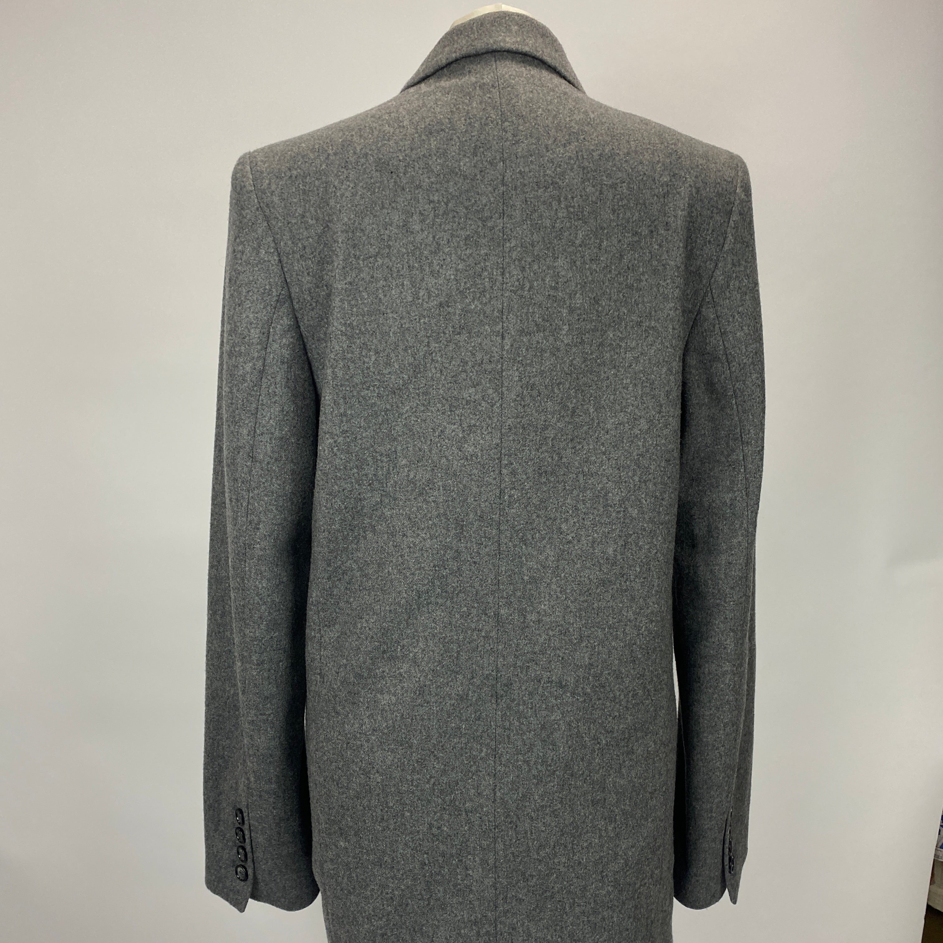 Toteme New £610 Grey Wool Tailored Suit Jacket XXS/XS/S
