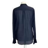 Forte Forte Navy Cotton & Silk Shirt M/L