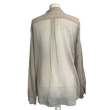 Forte Forte Pale Coffee Cotton & Silk Shirt M/L