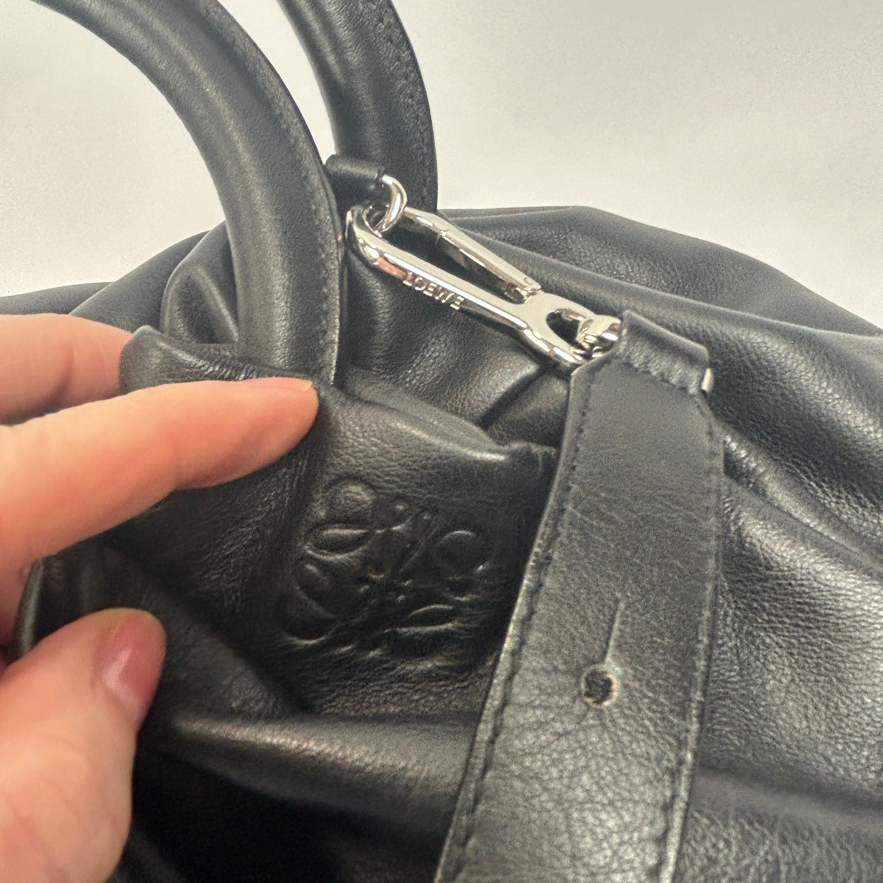 Loewe £1696 Black Large Bounce Crossbody Bag