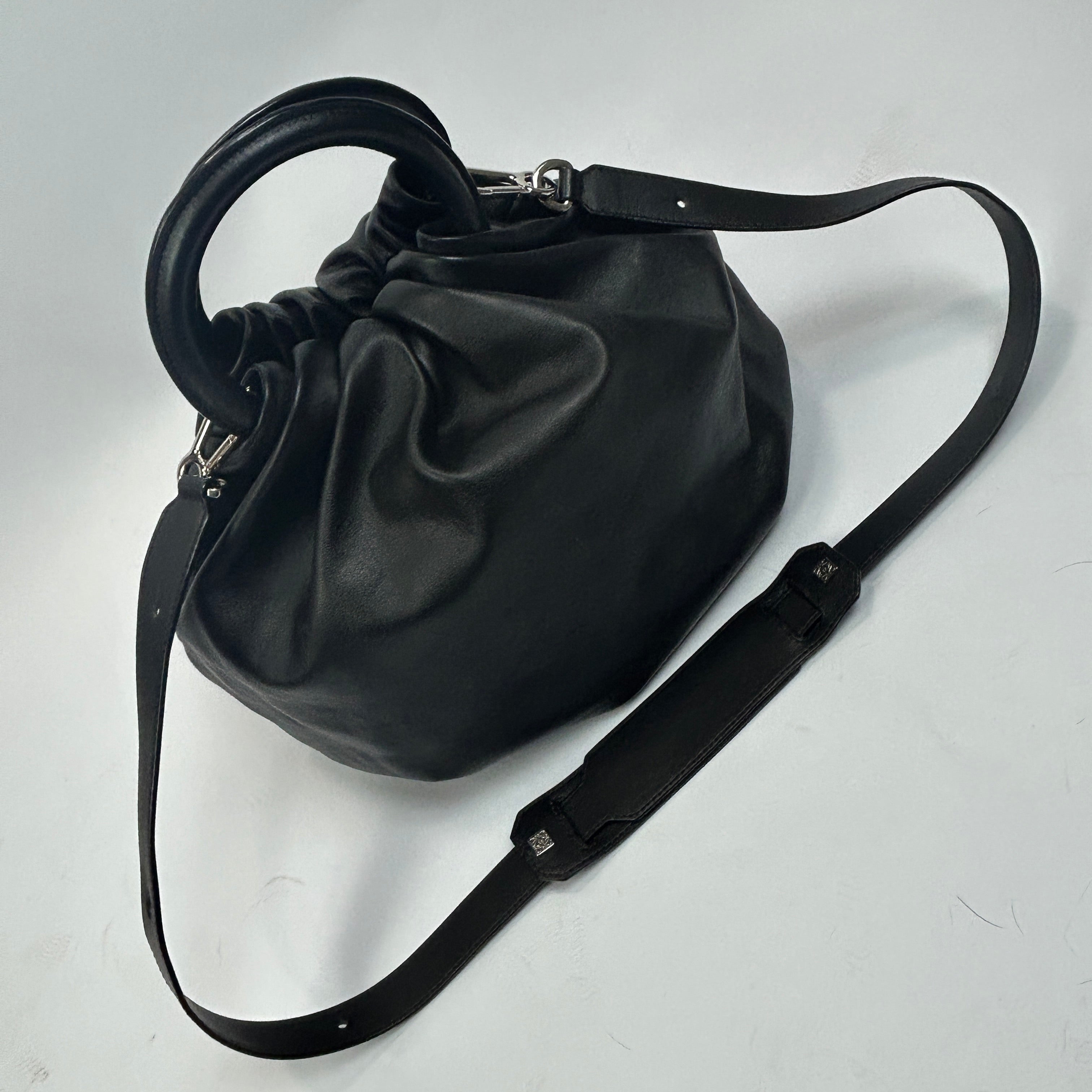 Loewe £1696 Black Large Bounce Crossbody Bag