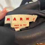 Marni Brand New £3350 Navy Reversible Shearling Boxy Jacket XXS/XS/S