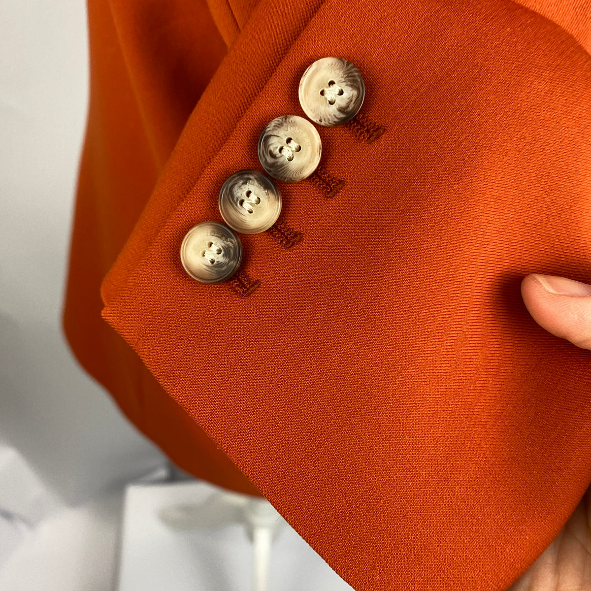 Joseph £645 Pumpkin Stretch Wool Jaden Jacket L