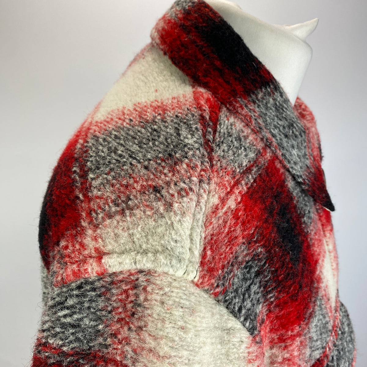 Isabel Marant £400 Red & Grey Tartan Gaston Jacket M/L