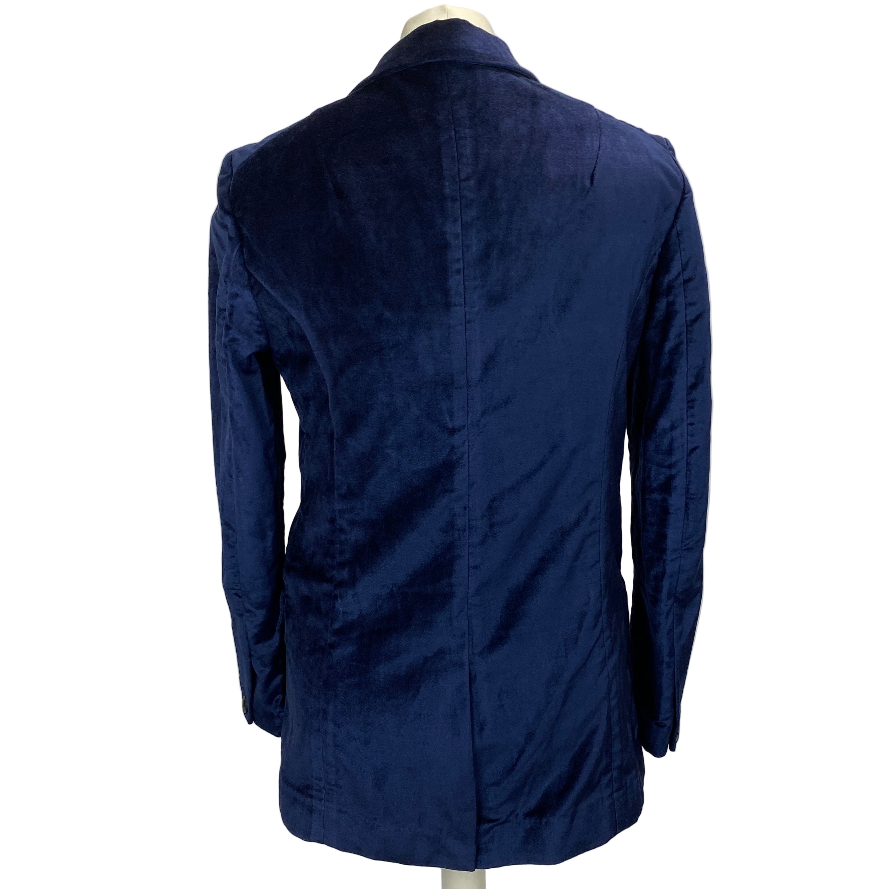Rag & Bone New £500 Navy Margot Velvet Blazer XXS