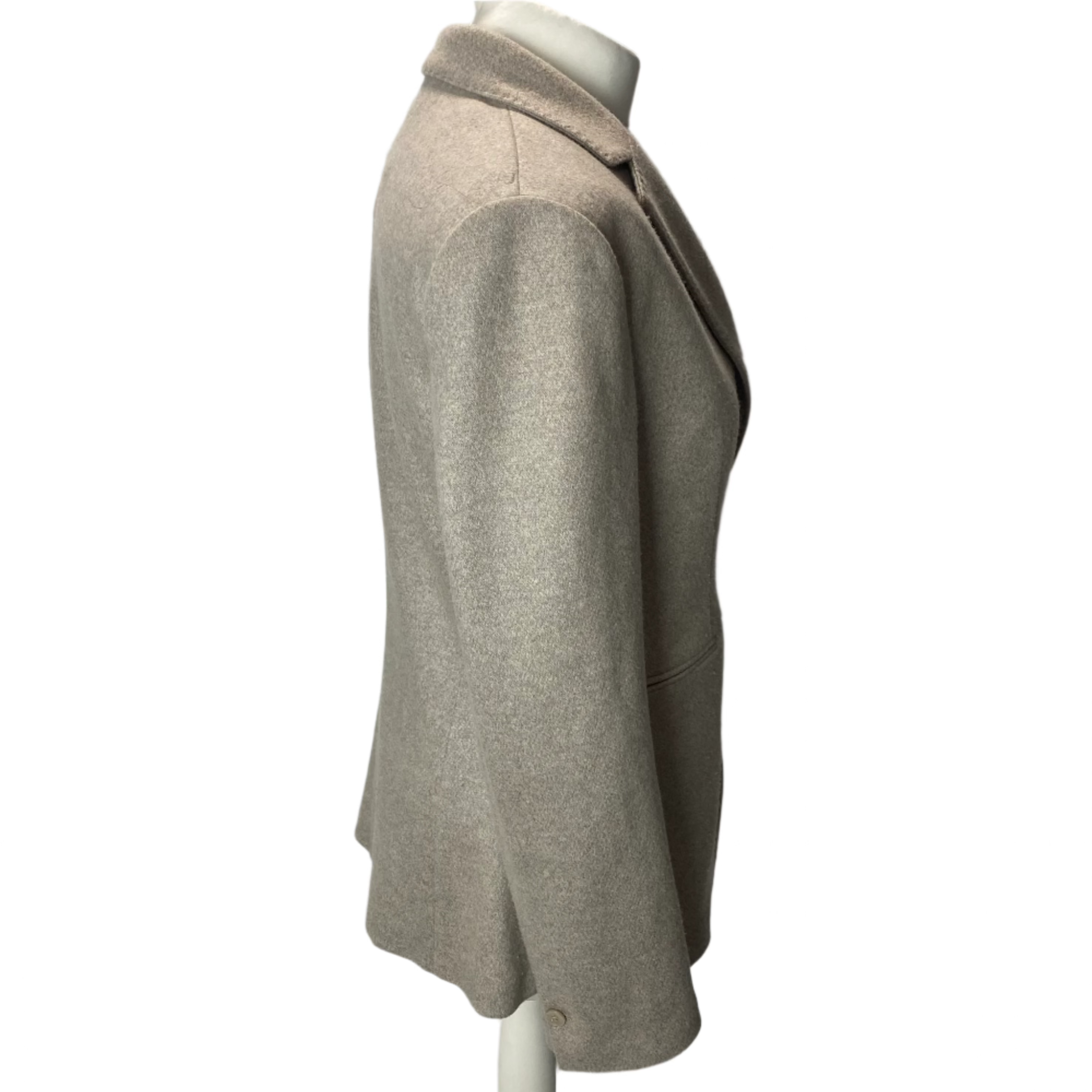 Circolo Pearl Grey Wool & Cashmere Jacket M