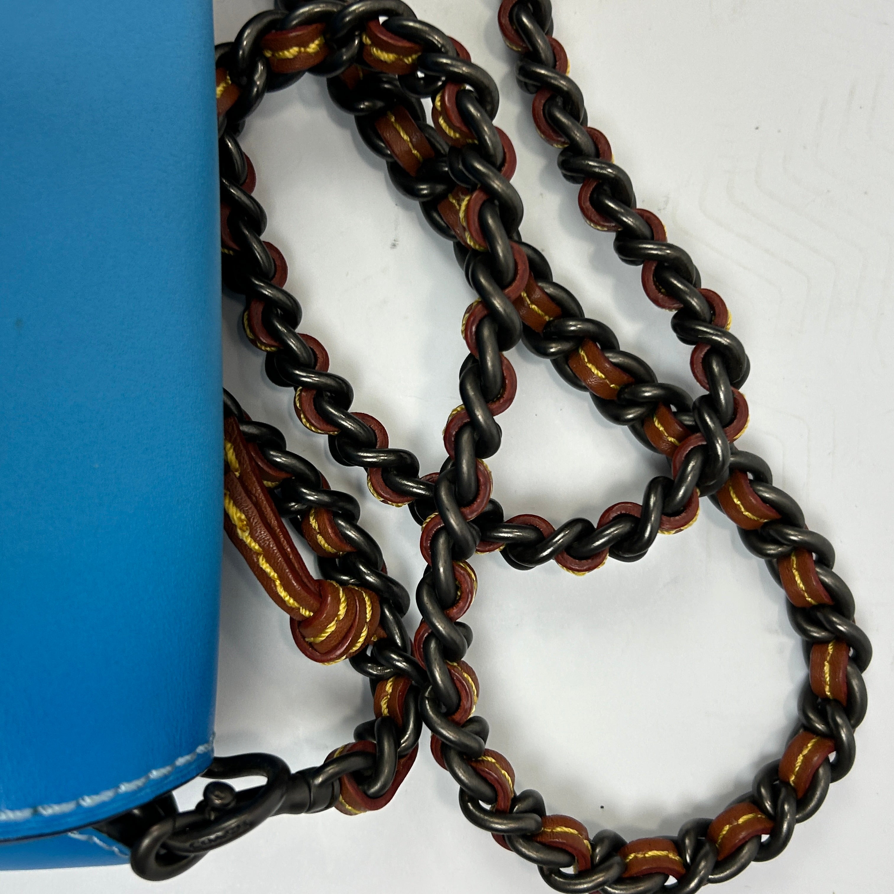 Coach £450 Azure Blue Ombre Dinky 24 Crossbody Bag