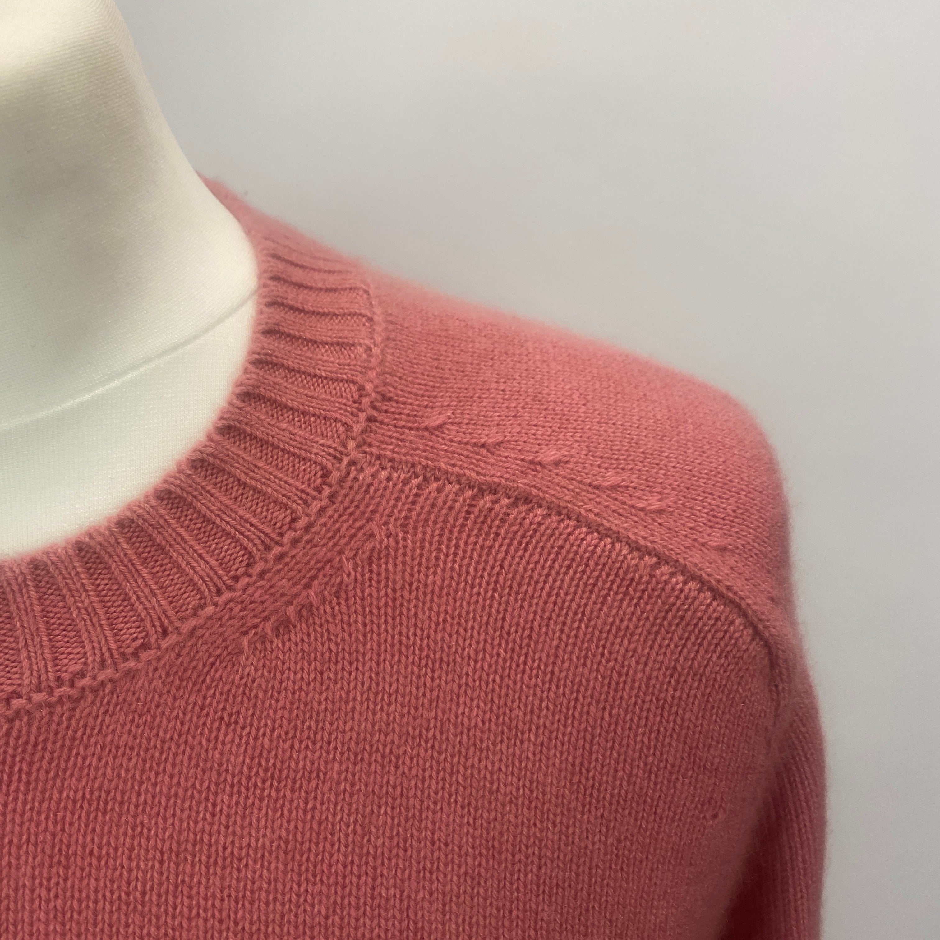 Falconeri Rose Pink Pure Cashmere Sweater M