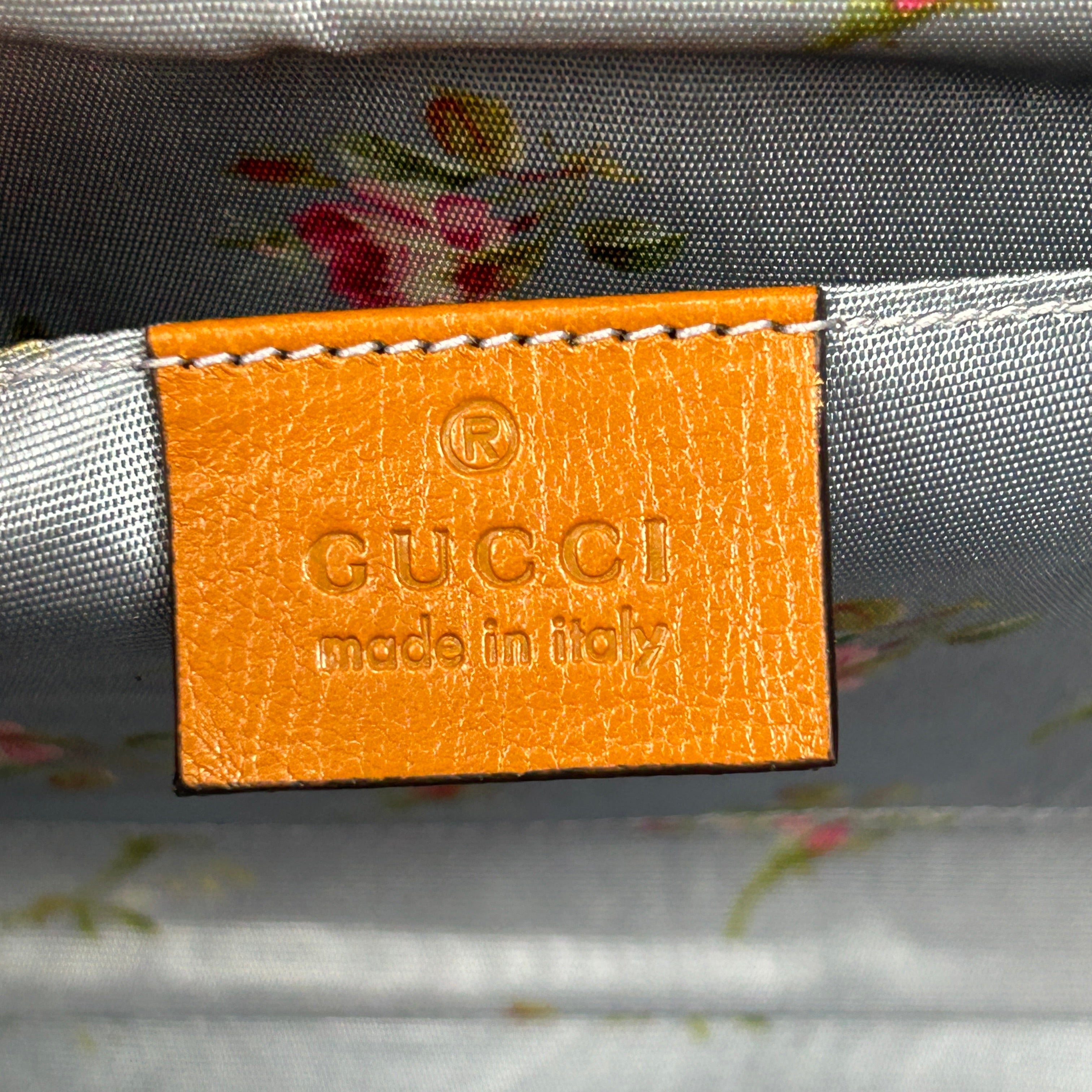 Gucci Glazed Wicker Small Cestino Shoulderbag