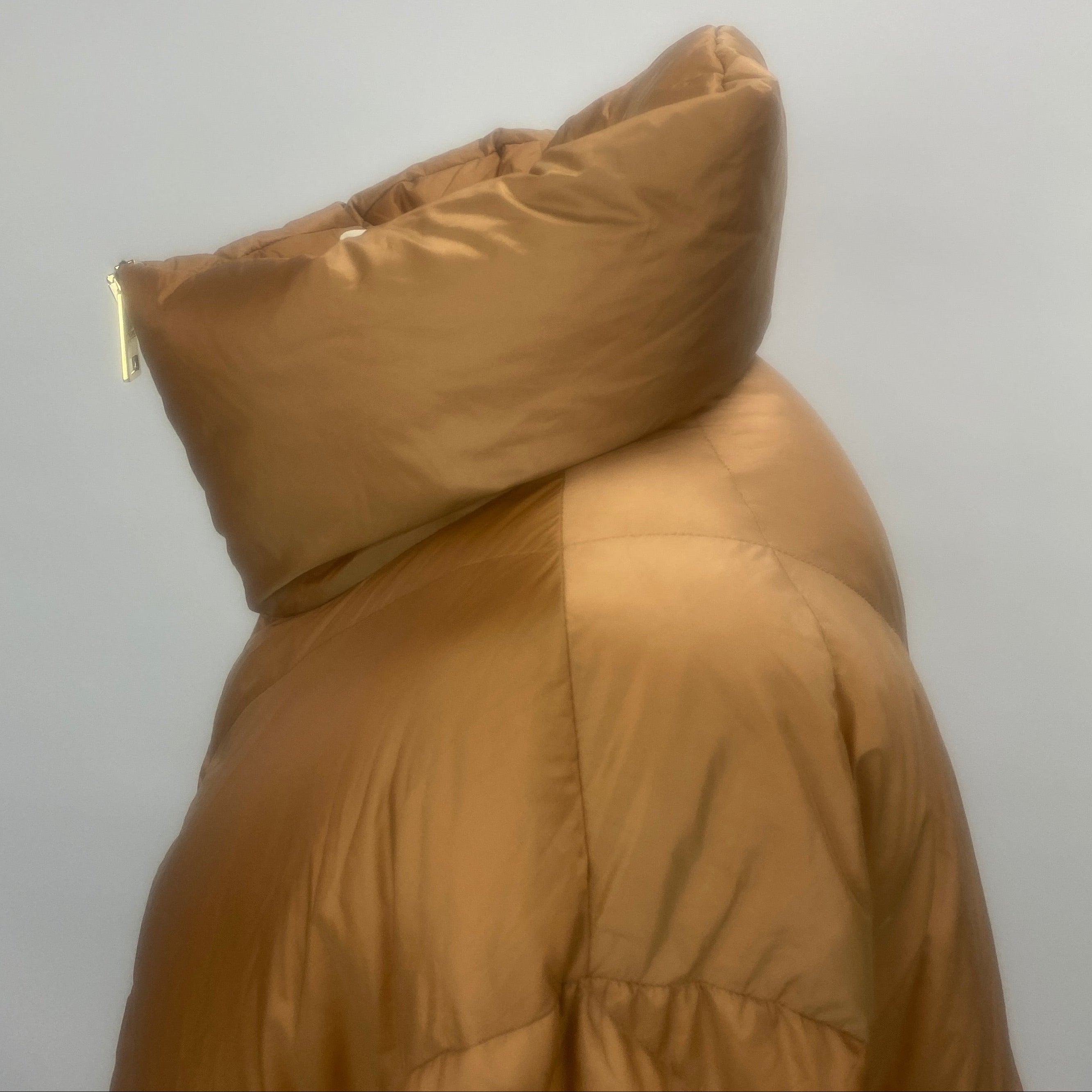 Herno £595 Copper Padded Down Coat L