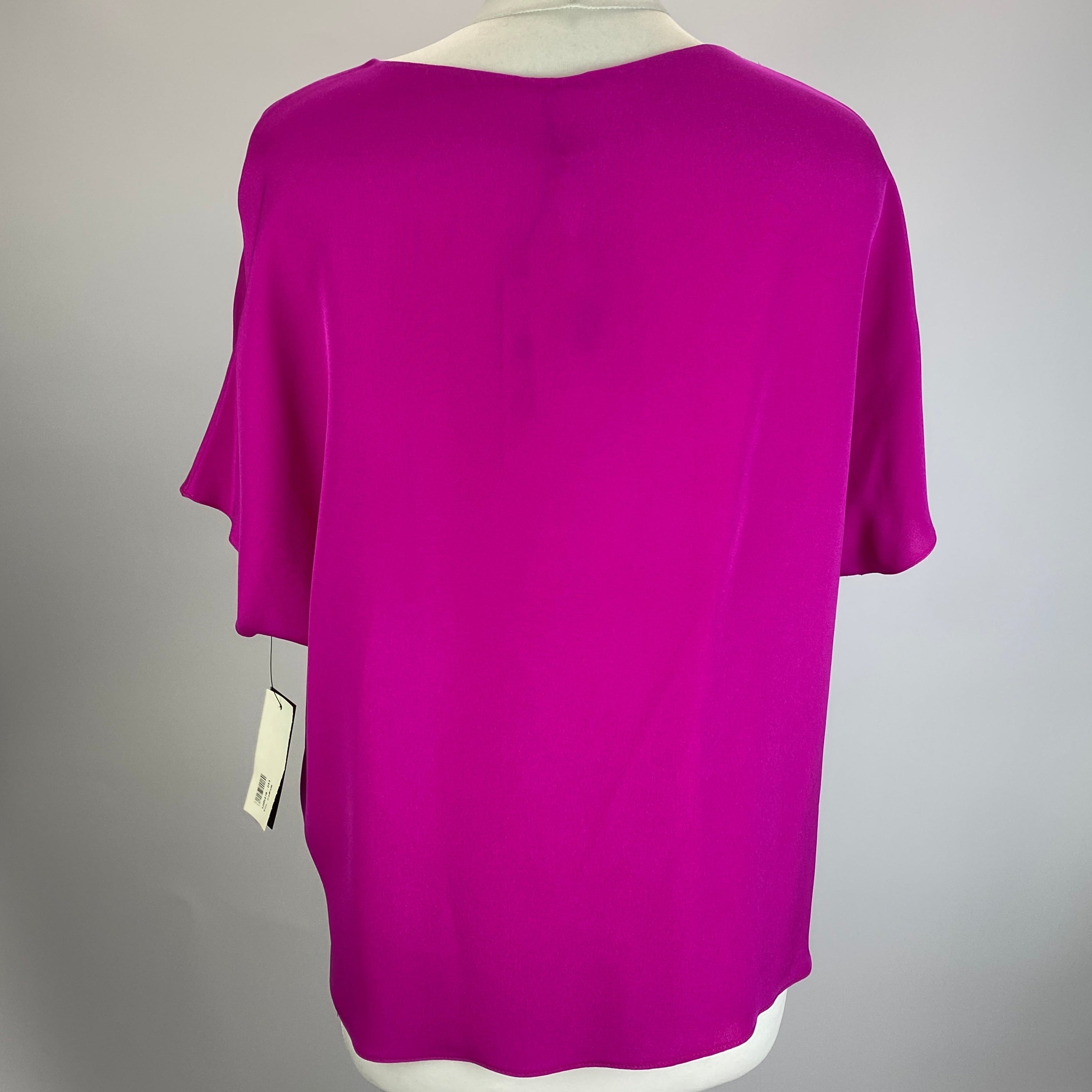 Adam Lippes New £900 Hot Pink Crepe Dolman Top M