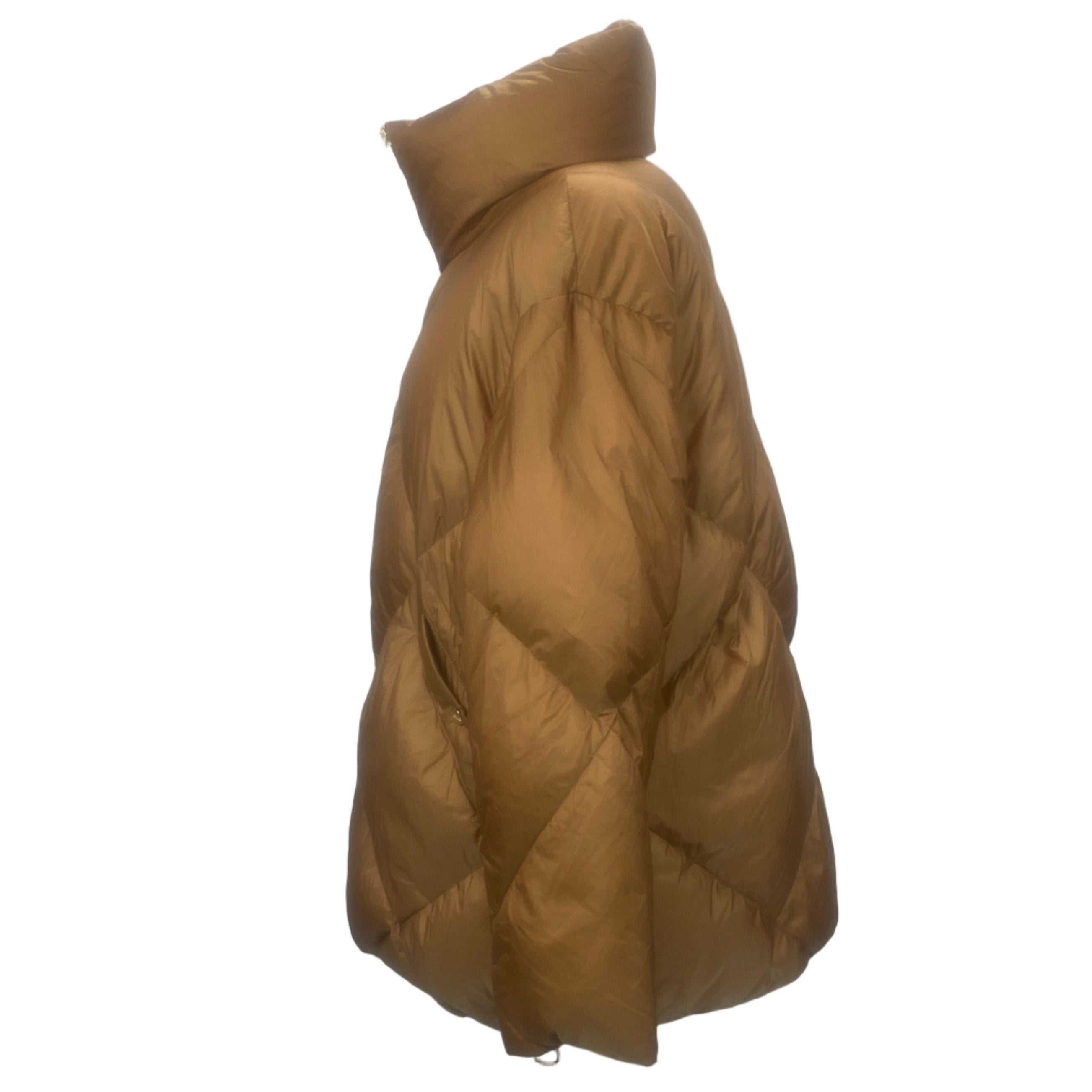 Herno £595 Copper Padded Down Coat L