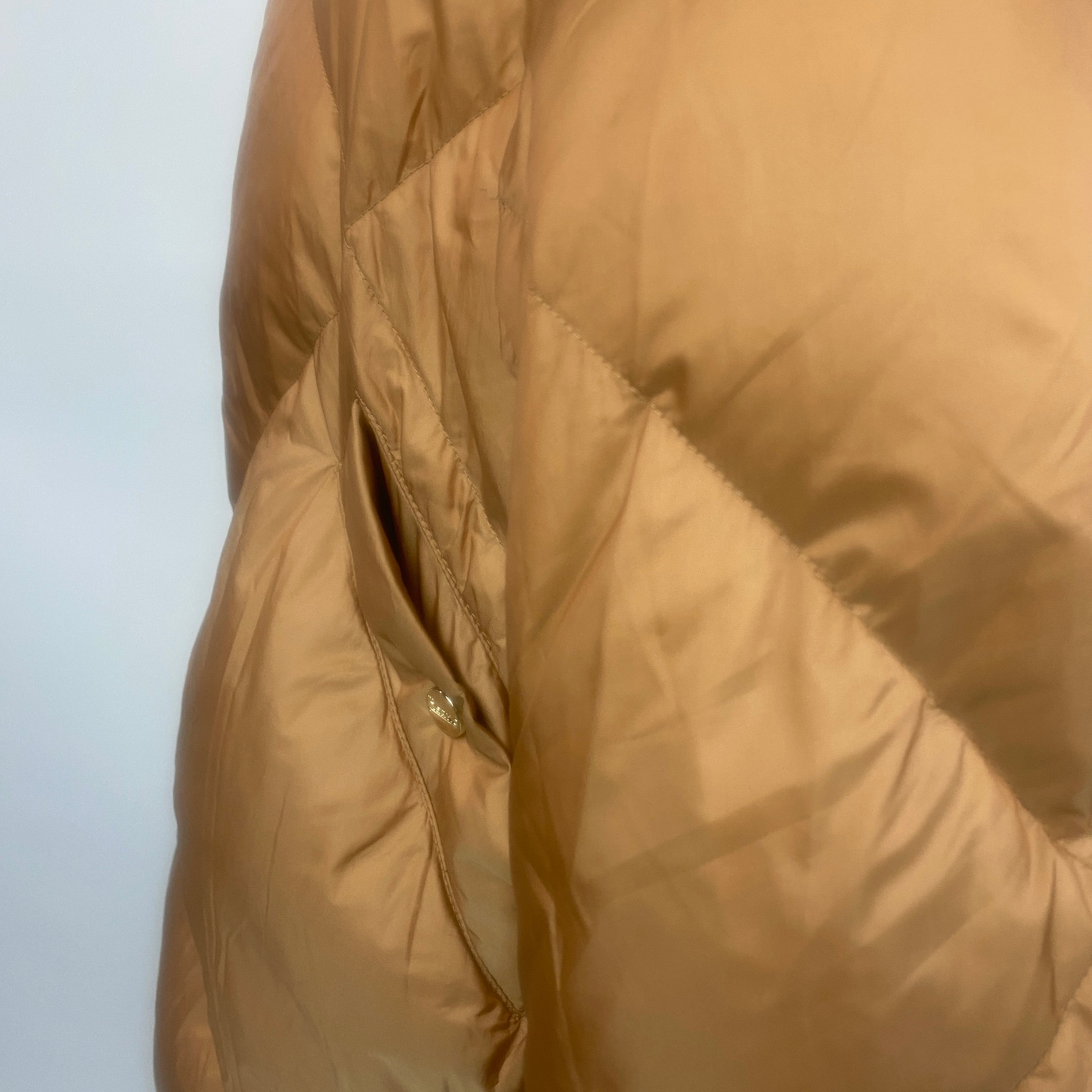 Herno £595 Copper Padded Down Coat L